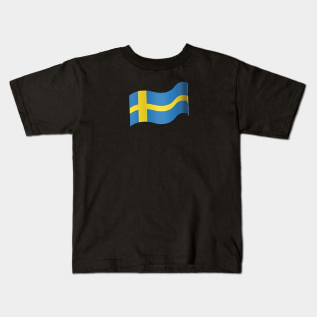 Sweden Kids T-Shirt by traditionation